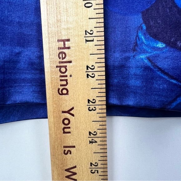 Kate Spade Blue Floral A Line Knee Length Skirt Size XS - Picture 9 of 9